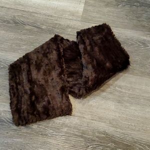 Cozy brown infinity scarf